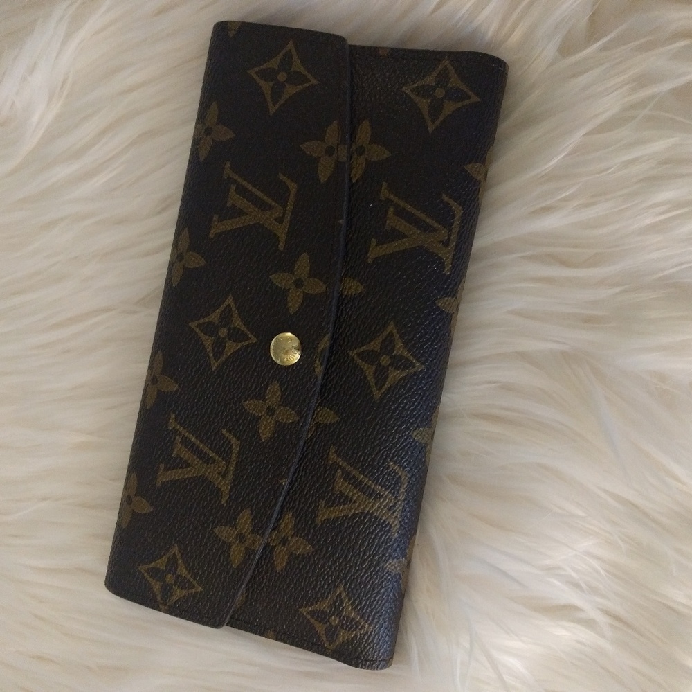 Monogram brown wallet